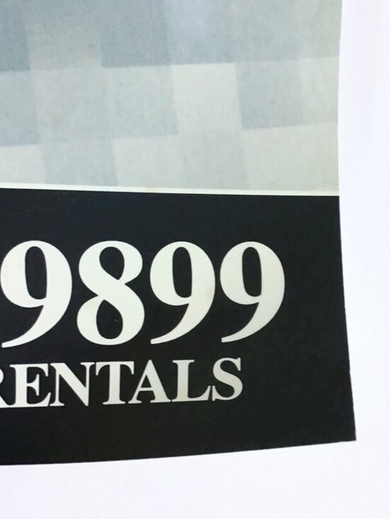 Simtec Computer Rentals Poster Vintage 80s 90s Tech Graphic Decor - Picture 10 of 15